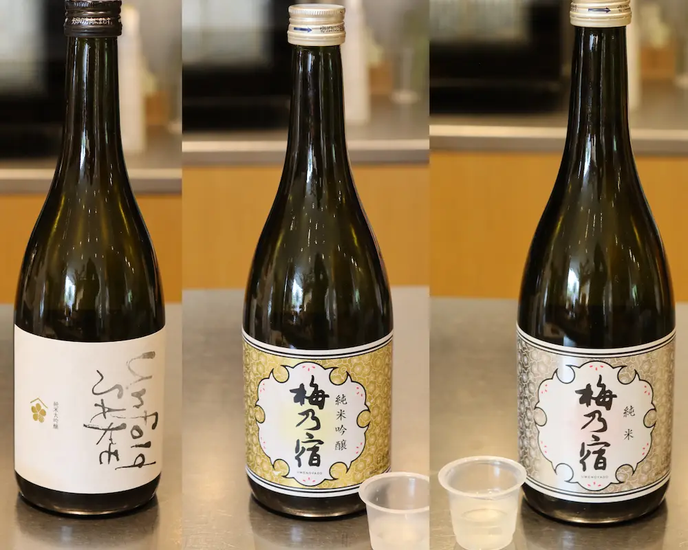 試飲した日本酒